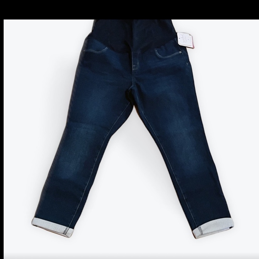 Insulated Isabel Maternity by Ingrid & Isabel Dark Blue Skinny Jeans